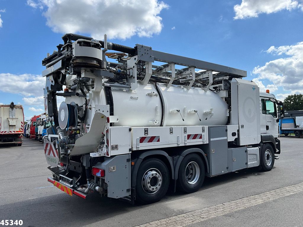 MAN TGS 26.360 Euro 6 Rivard 17m³ Combi Just 185.767 km!