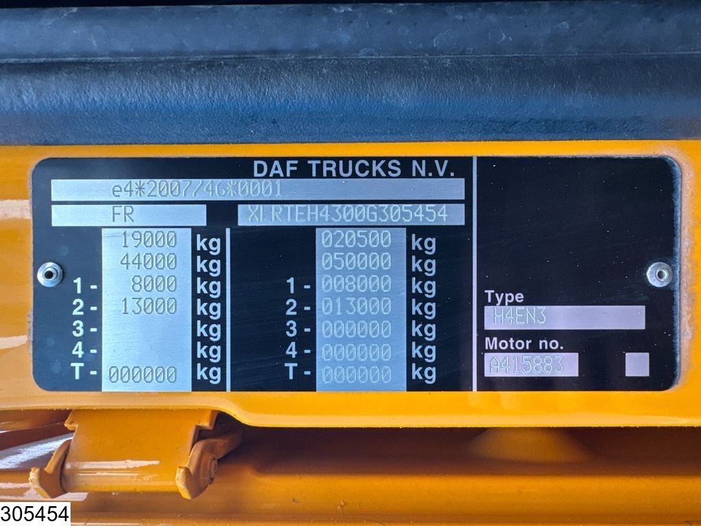DAF XF 480 EURO 6d, ACC