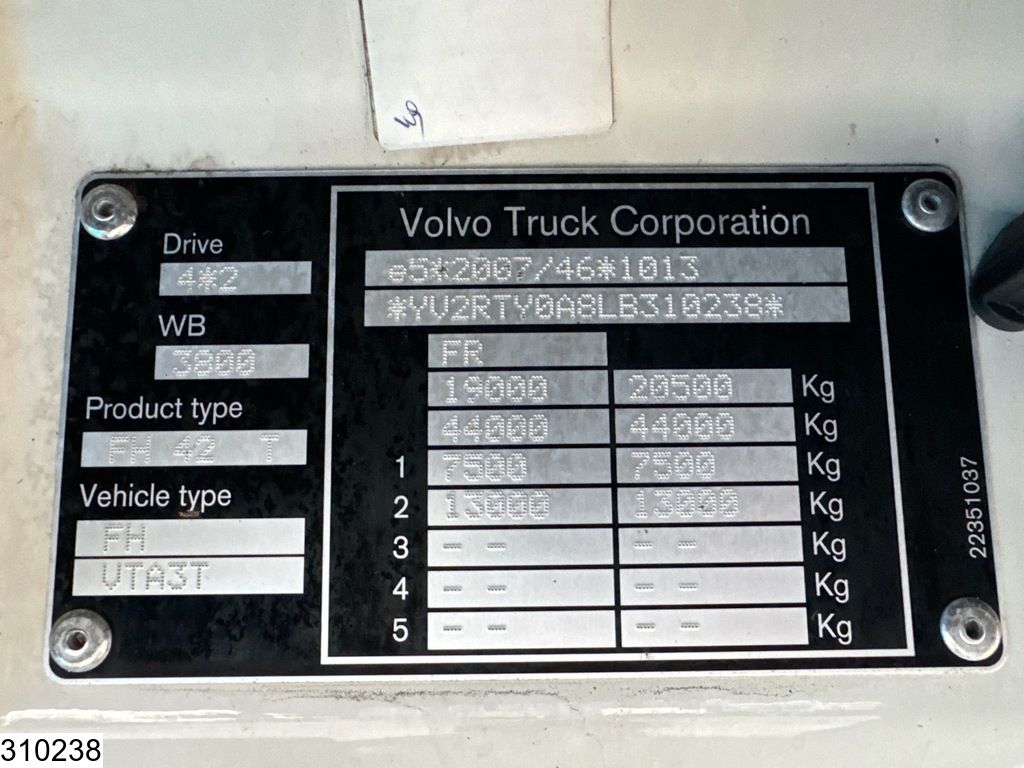 Volvo FH 460 EURO 6, Standairco