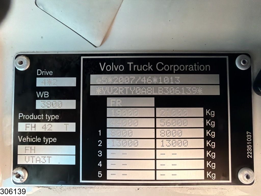 Volvo FH 460 EURO 6, Standairco