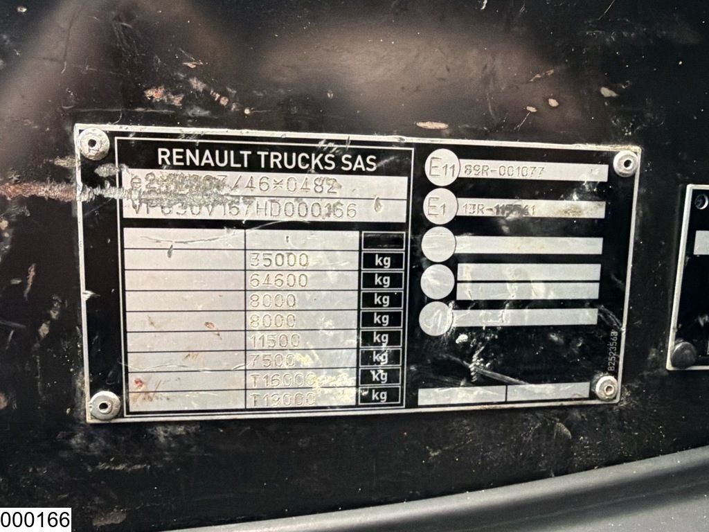 Renault C 430 8x2, EURO 6, Palfinger, Remote