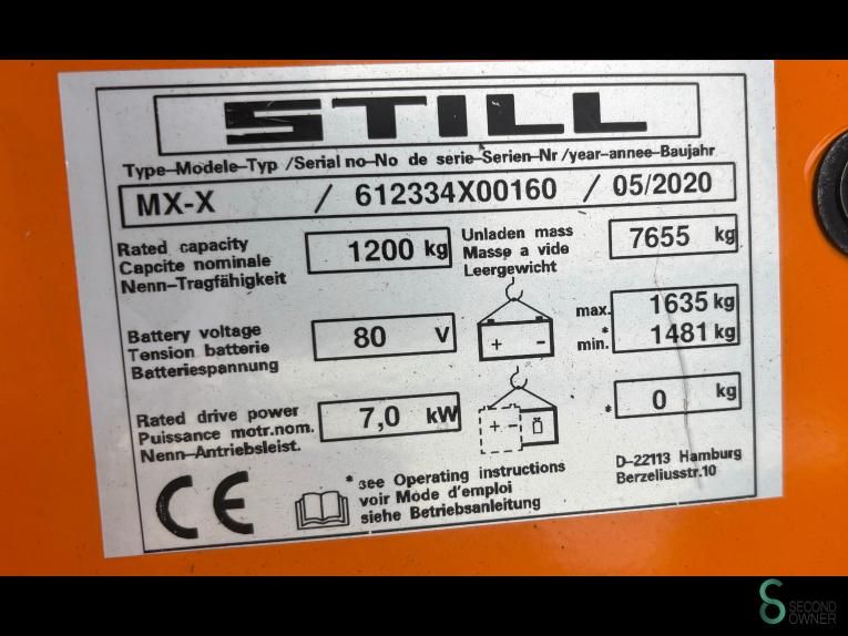 Orderpickers Electric Still MX-X 2020