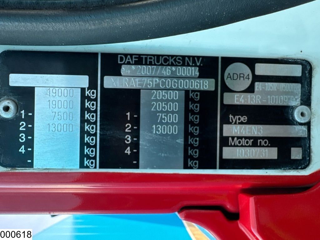 DAF CF 310 EURO 5, Magyar, 13.905 Liter, 5 Comp