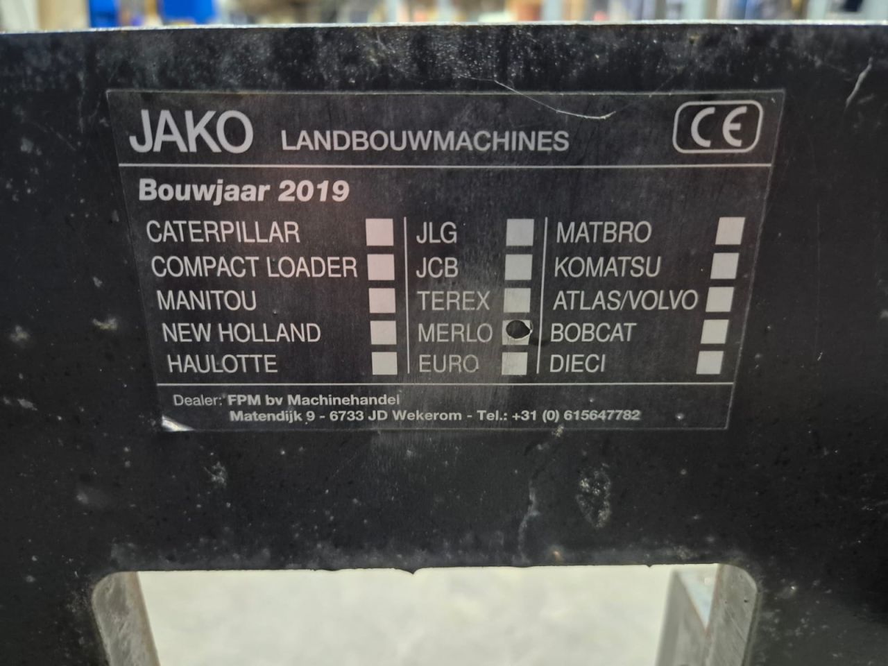 Mast Merlo aansluiting