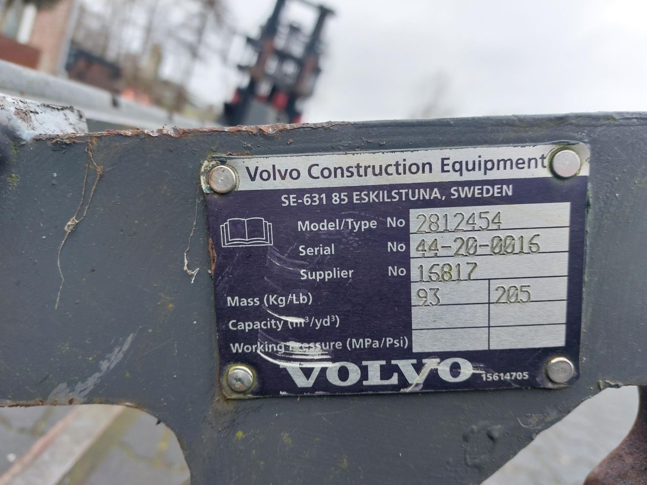 Volvo palletlepels