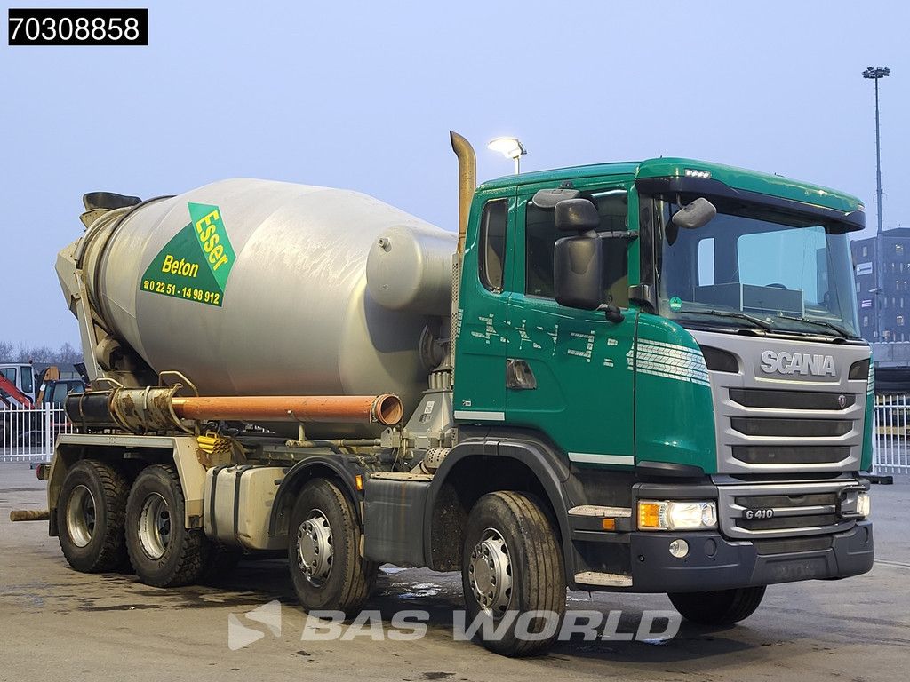 Scania G410 8X4 9m3 Intermix Mixer Euro 6 Full Steel