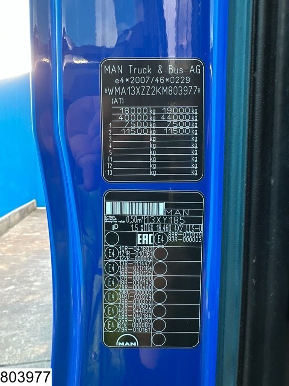 MAN TGX 18 460 EURO 6, Retarder, Standairco