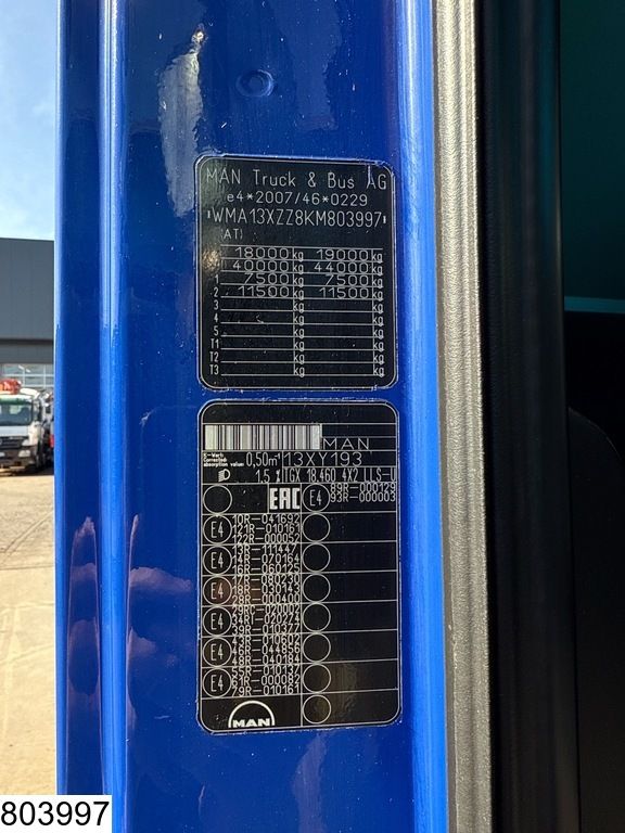 MAN TGX 18 460 EURO 6, Retarder, ACC, Standairco, Mega