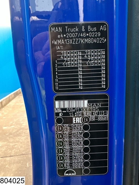 MAN TGX 18 460 EURO 6, Retarder, Standairco