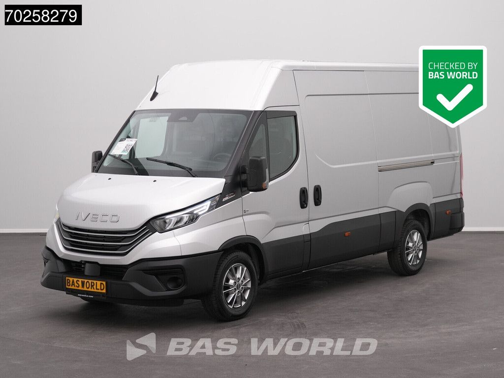 Iveco Daily 35S21 BPM VRIJ! 3.0L Automaat 2x Schuifdeur 210PK L2H2 2025-Model 3,5t Trekvermogen ACC LED CarPlay Camera Parkeersensoren Euro6 L2 12m3 A/C