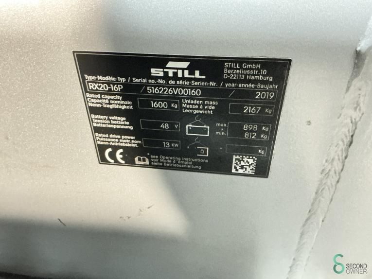 Gabelstapler Elektrisch Still RX20-16P 2019