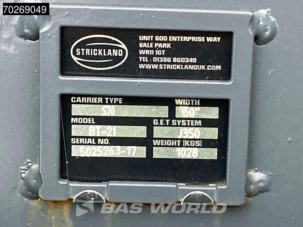 Strickland S70 1.2 M3 - 1.5M WIDE