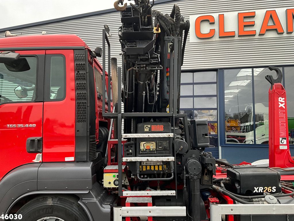 MAN TGS 32.440 Hiab 32 Tonmeter laadkraan met hydraulische lier