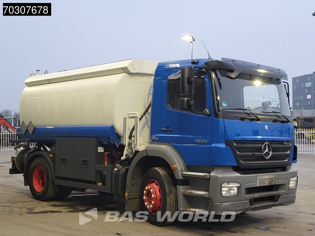 Mercedes Axor 1824 4X2 14.000 liter Diesel tank 3 compartments Manual Euro 5