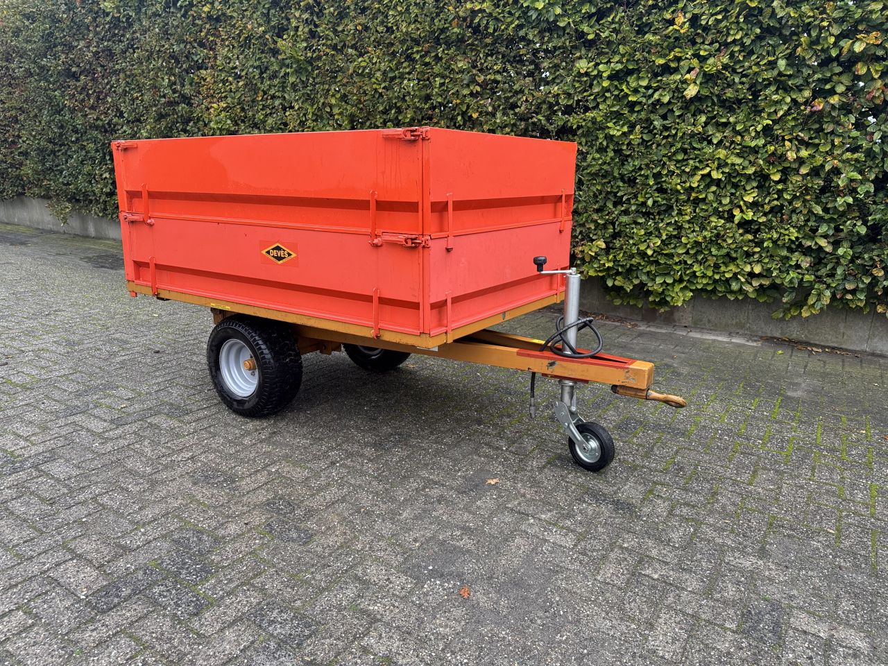 Devies kipper voor mini tractor!