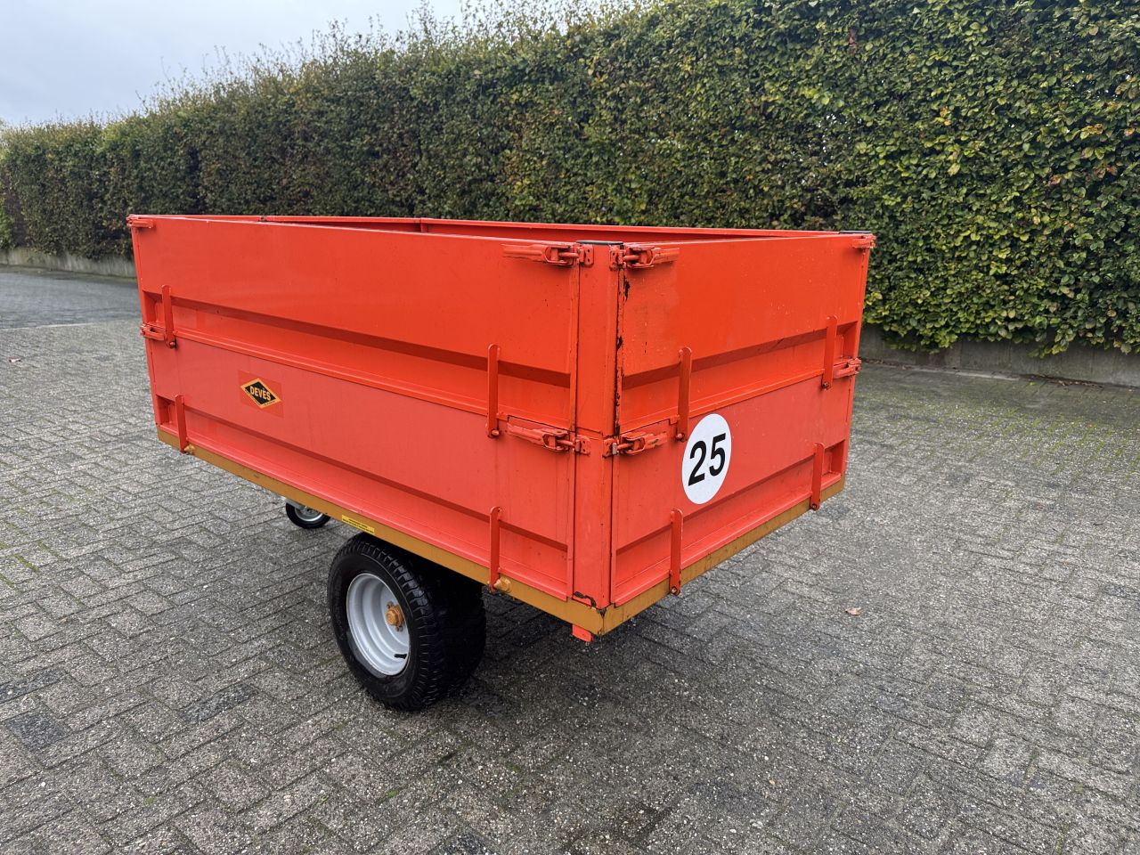 Devies kipper voor mini tractor!