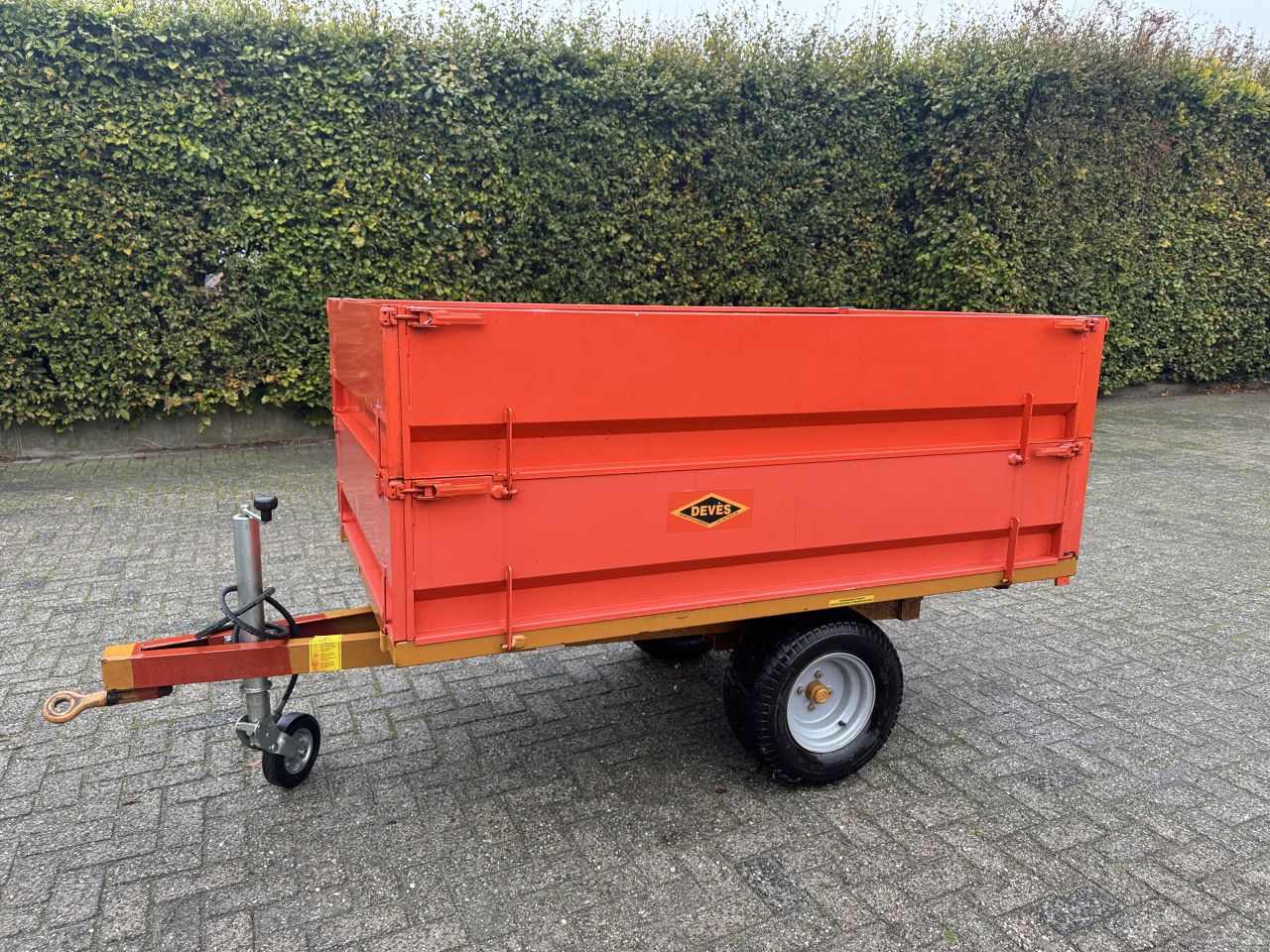 Devies kipper voor mini tractor!