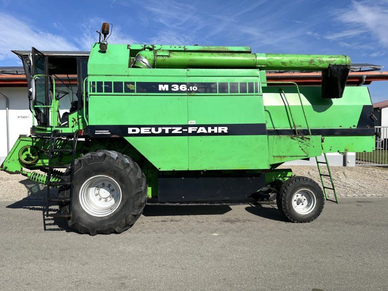 Deutz-Fahr M 36.10 mit 4,2 Meter Schneidwerk und Schneidwerkswagen