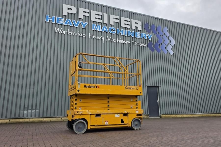 Haulotte Compact 12 Electric, 12m Working Height, 300kg Cap