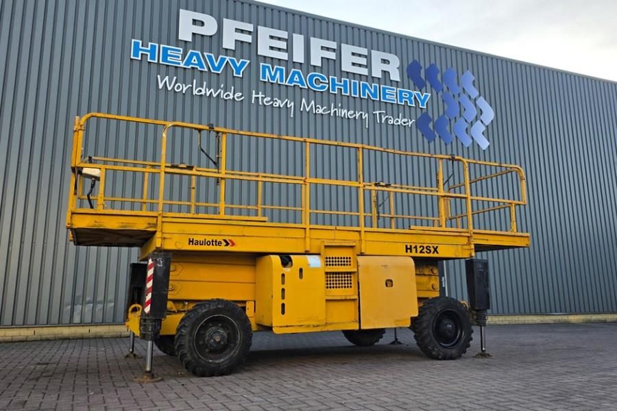 Haulotte H12SX Diesel, 4x4 Drive, 12m Working Height, 700kg