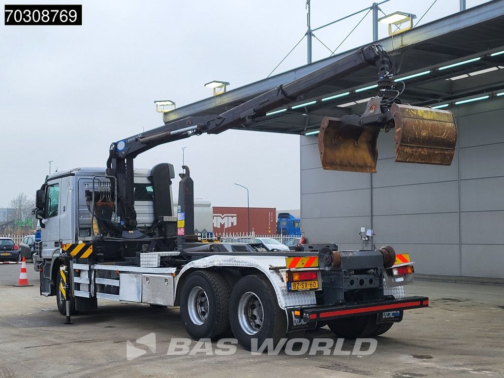 Mercedes Actros 2532 6X2 NL-Truck HMF 1643 Z2 Crane Kran 21 tons VDL Hooklift Lift-Axle Euro 5