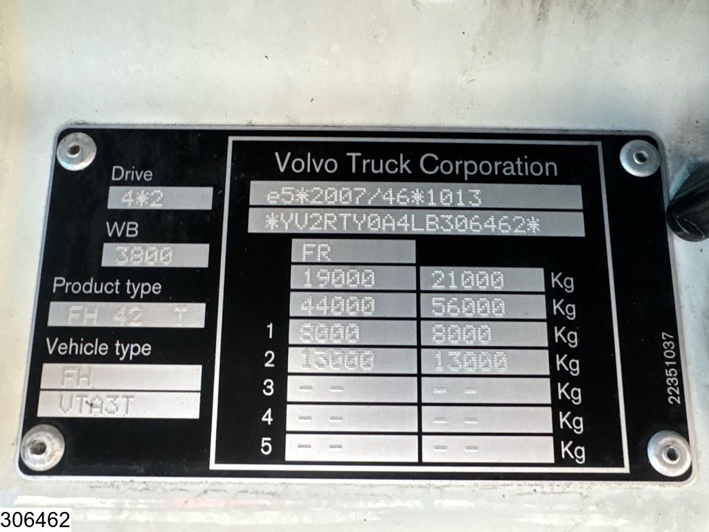 Volvo FH 460 EURO 6, Standairco
