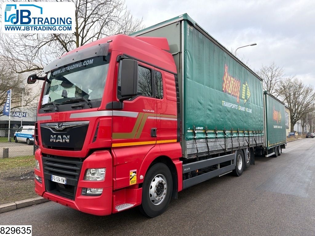 MAN TGX 26 460 6x2, EURO 6, Combi, Retarder, Lift roof