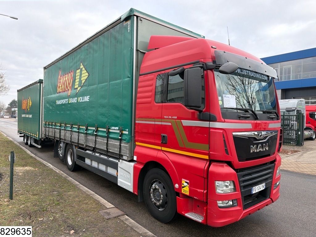 MAN TGX 26 460 6x2, EURO 6, Combi, Retarder, Lift roof