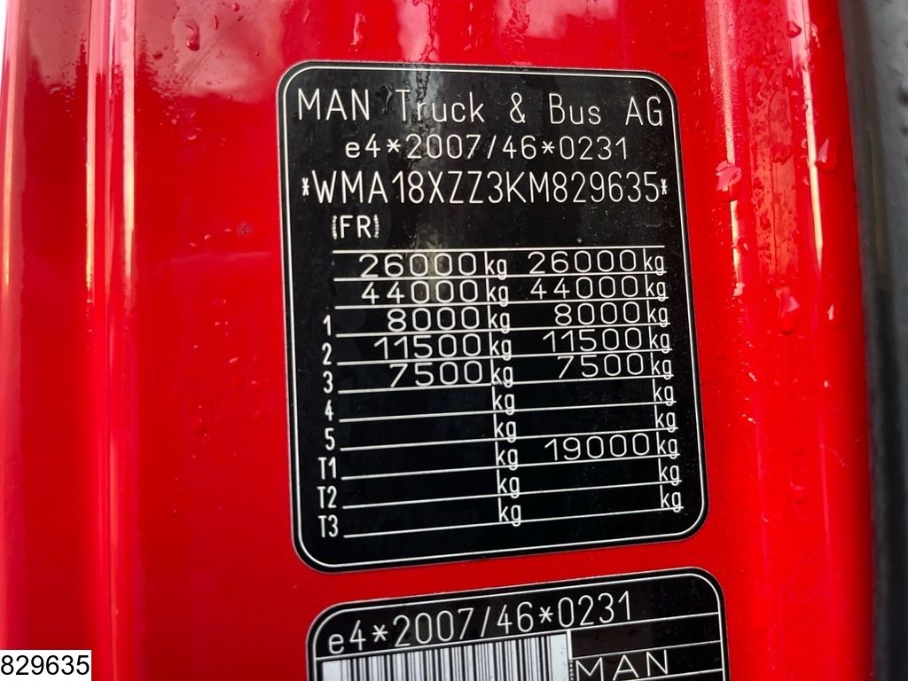 MAN TGX 26 460 6x2, EURO 6, Combi, Retarder, Lift roof