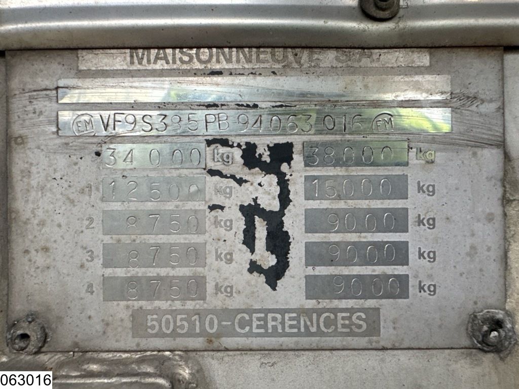 Maisonneuve Food 34.000 Liter, 5 Comp