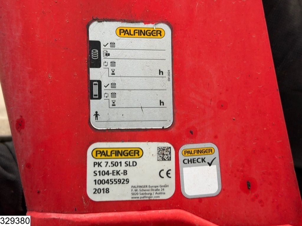 Mercedes Arocs 1833 EURO 6, Retarder, Palfinger, Remote