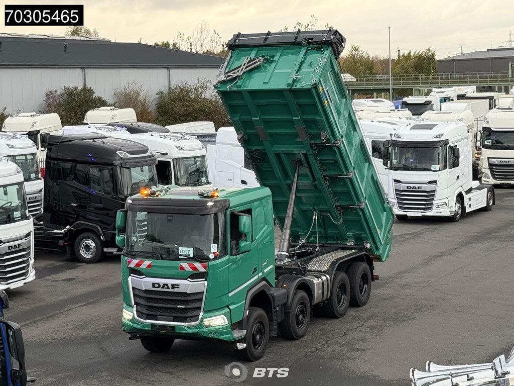 DAF XF 530 8X4 NEW Meiller 3 sided tipper Big-Axle Intarder Automatic Euro 6