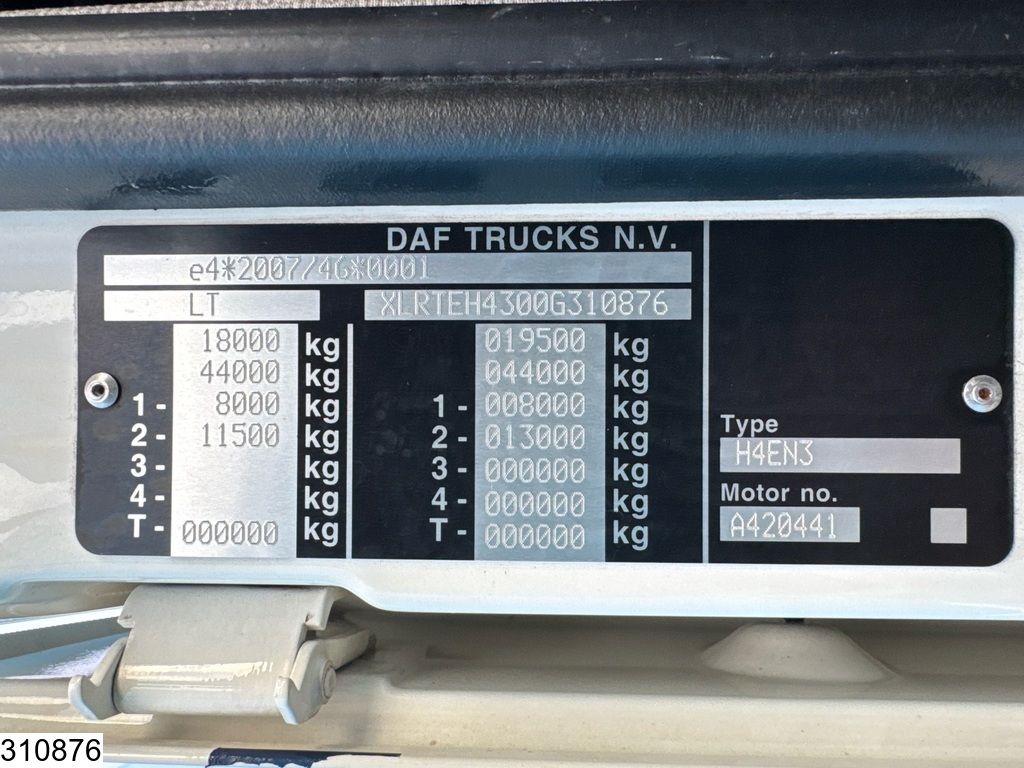 DAF XF 480 EURO 6d, ACC