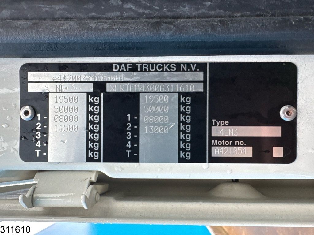 DAF XF 480 EURO 6d, ACC