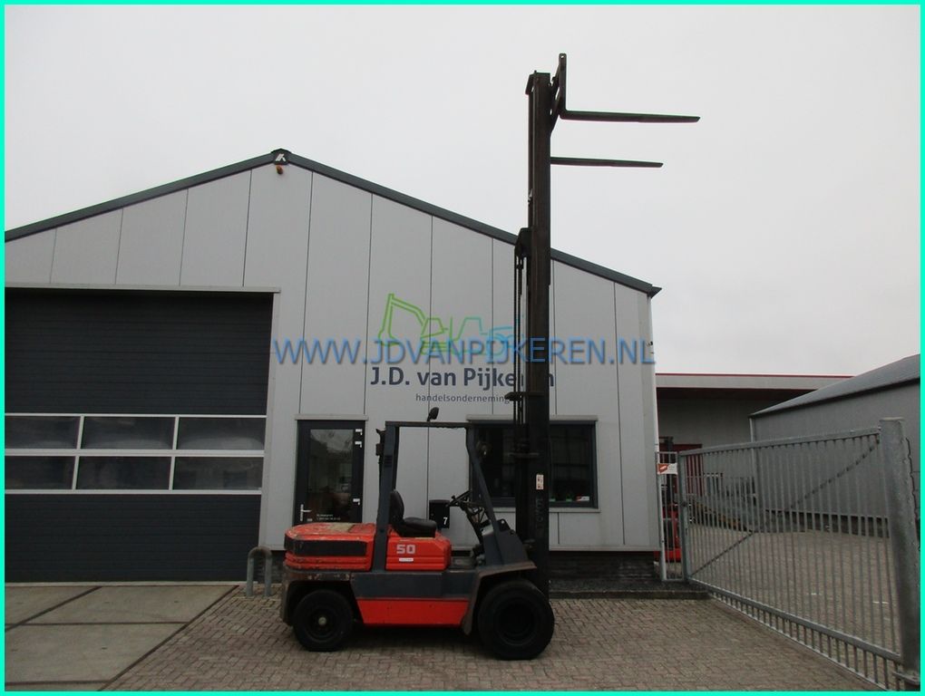 Toyota 02-7FD45 diesel 5000kg+triplex6m+freelift+3xhydrauliek