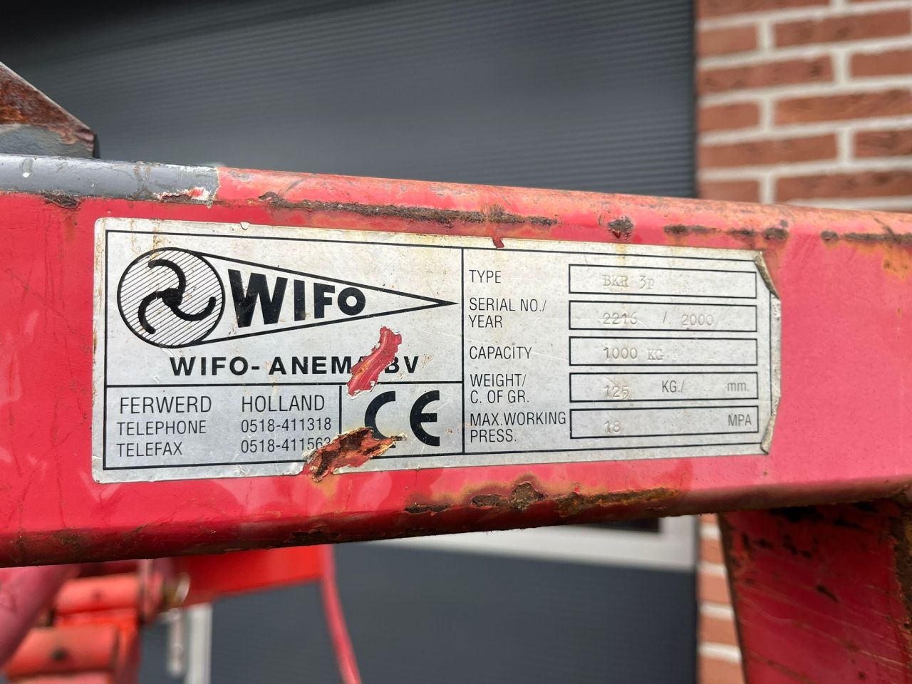 Wifo balen prikker met klem