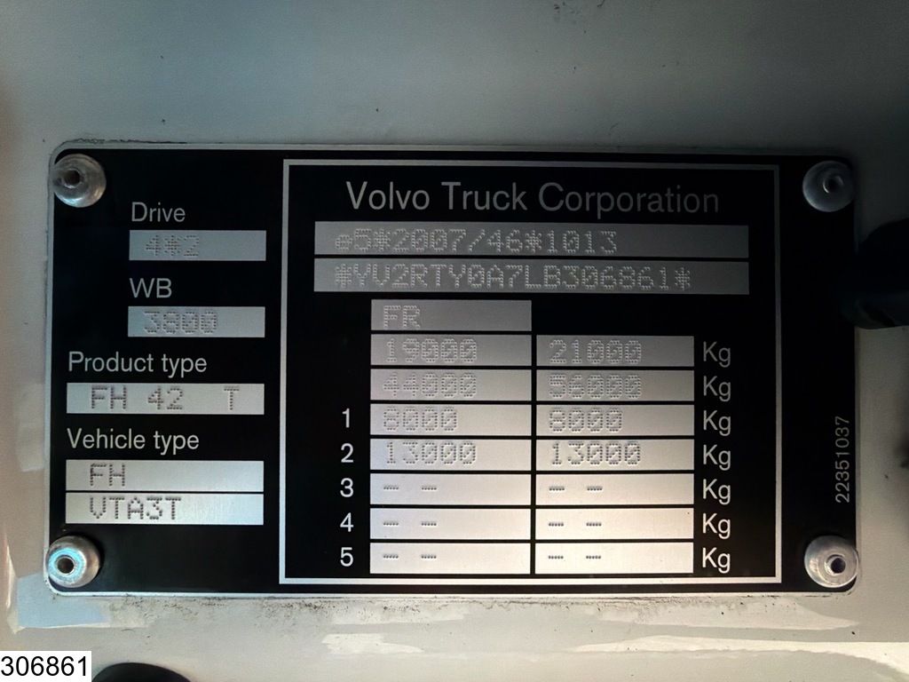 Volvo FH 460 EURO 6, Standairco