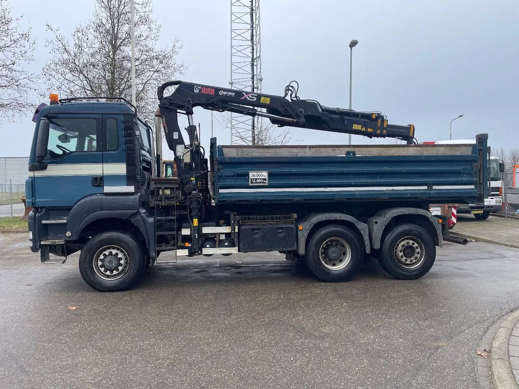 MAN TGS 28.360 6x4-4 BL AJK Kipper / HIAB 166 ES-3 HiPro Exelent Condition !!