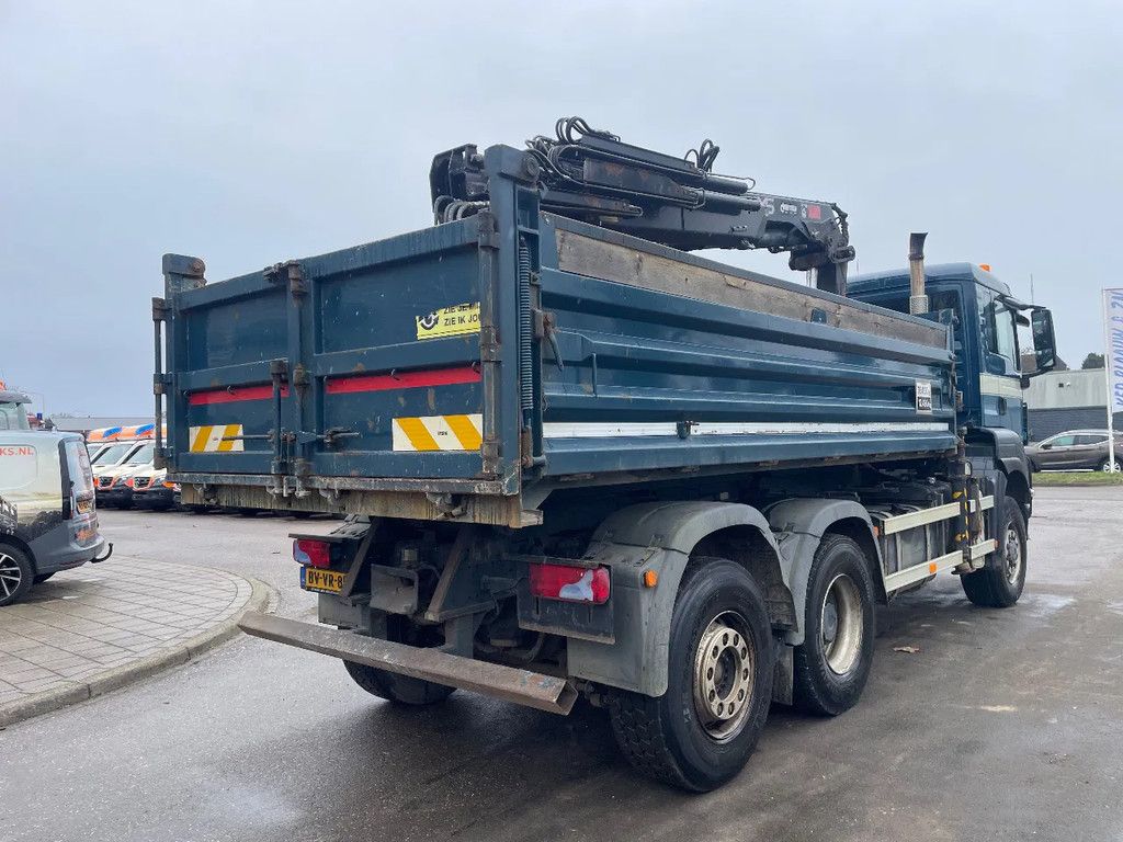 MAN TGS 28.360 6x4-4 BL AJK Kipper / HIAB 166 ES-3 HiPro Exelent Condition !!