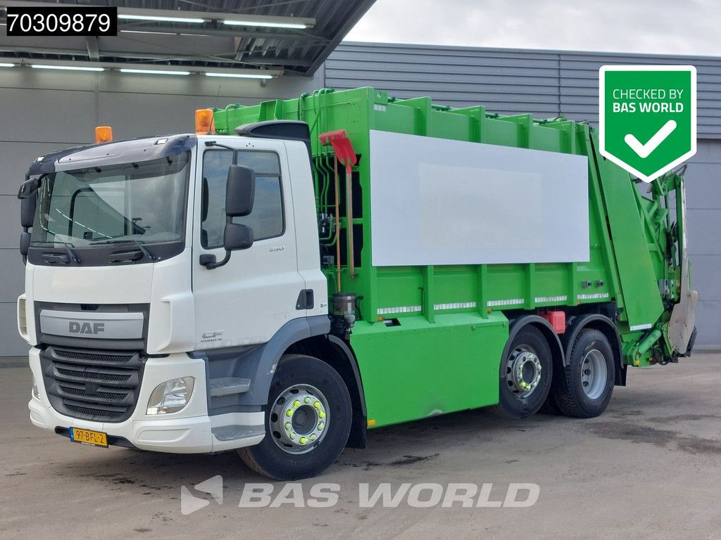 DAF CF 290 6X2 NL-Truck 20m3 Haller MediumXL Garbage truck Lift-Steering Axle Euro 6