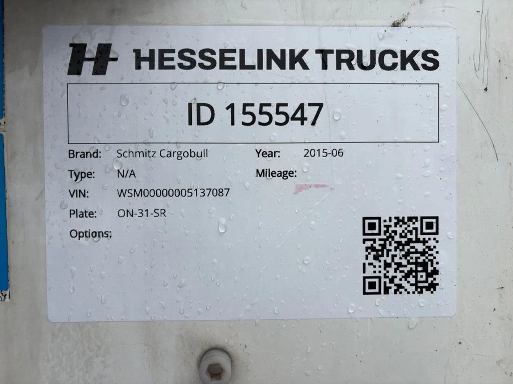 Schmitz Cargobull SCB*S3B Frigo 250B 265 Carrier Vector 1550