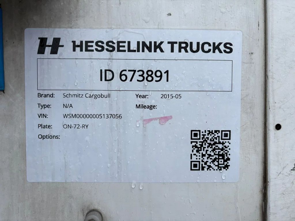 Schmitz Cargobull SCB*S3B Frigo 250B 265 Carrier Vector 1550 APK 10-2026