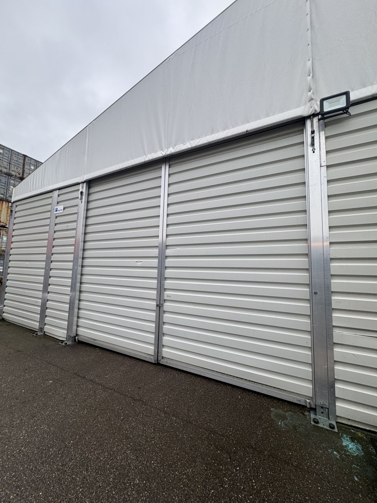 450m2 Demontabele bedrijfshal Haltec !!