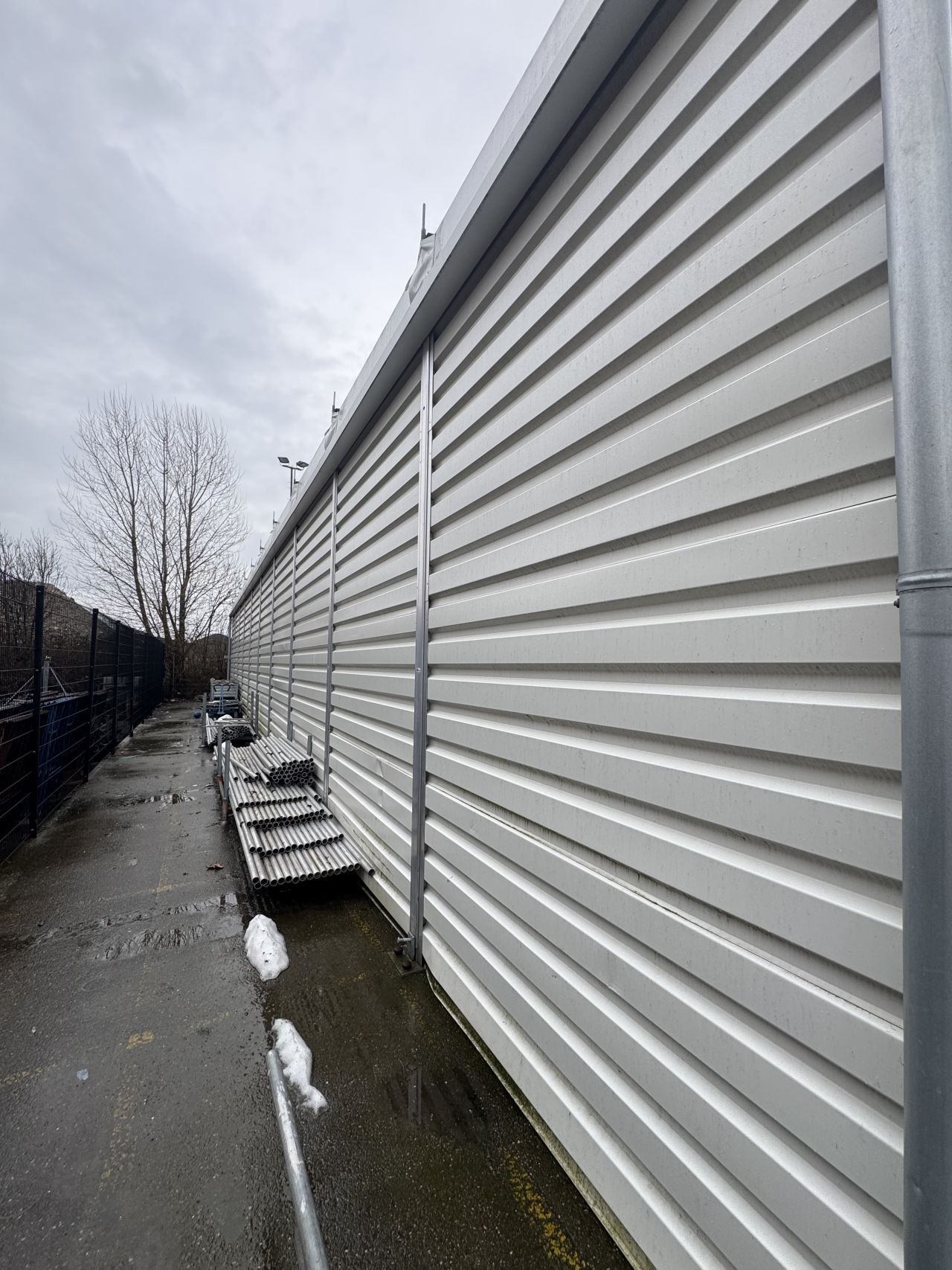 450m2 Demontabele bedrijfshal Haltec !!