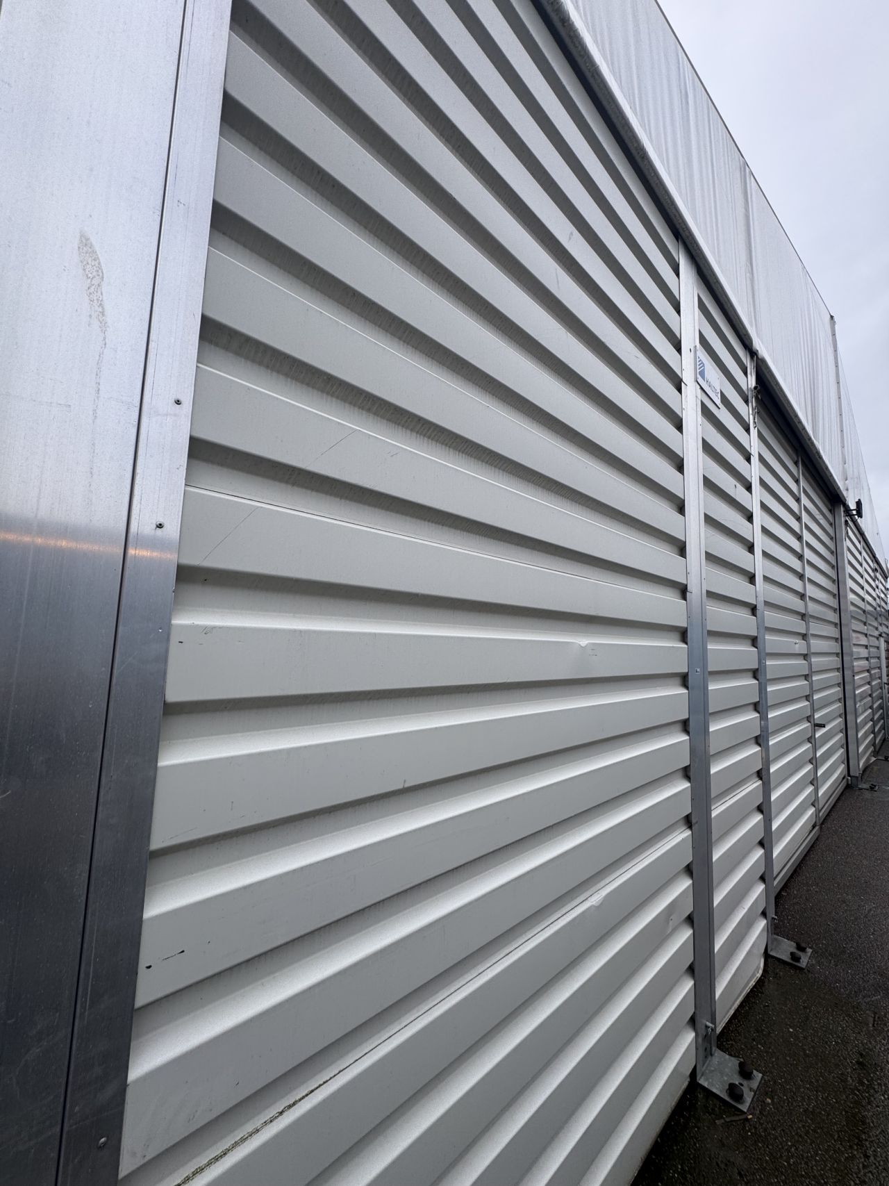 450m2 Demontabele bedrijfshal Haltec !!