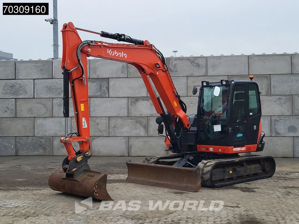 Kubota KX080 -4a2 A/C - 3 Buckets