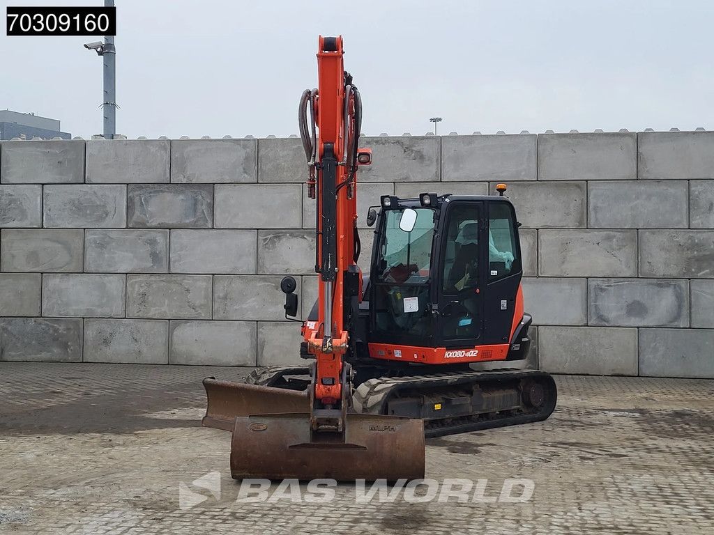 Kubota KX080 -4a2 A/C - 3 Buckets
