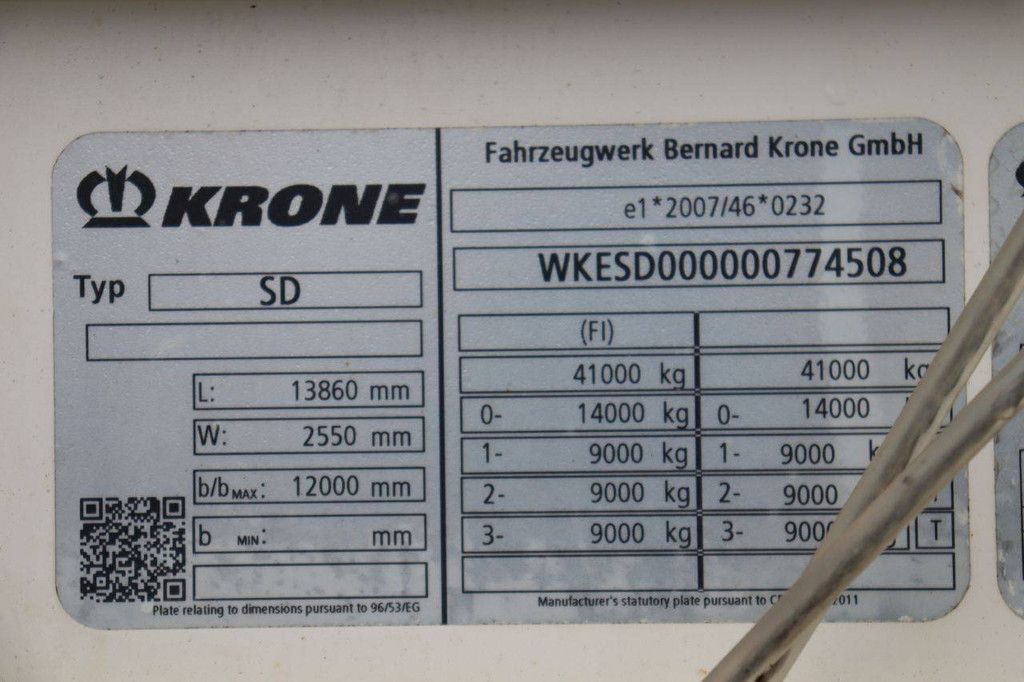 Schuifzeiloplegger Krone SD