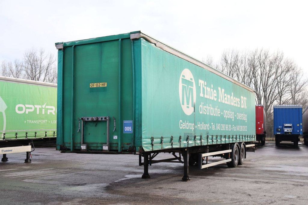 Curtainsider trailer Groenewegen CCS 12 18 1997