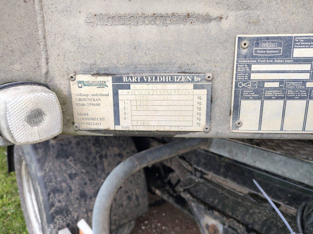 Tieflader Veldhuizen P29-2 5000kg 2002